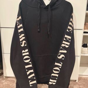 Black Taylor Swift The Eras Tour Hoodie